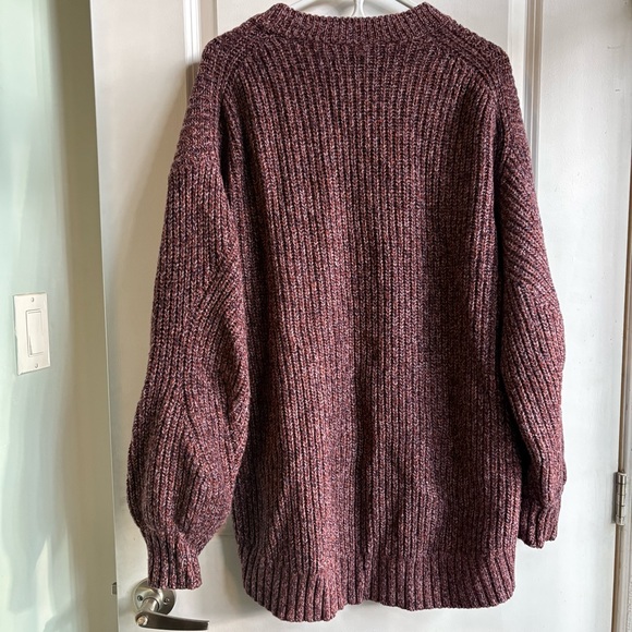 Wilfred Burgundy Crew Neck Sweater - Picture 6 of 9